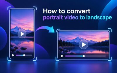 How to Convert Portrait Video to Landscape